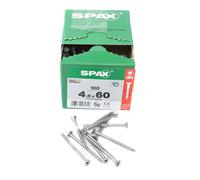 Tornillo avellanado SPAX WIROX rosca parcial T20 4,5x60
