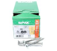 Tornillo avellanado SPAX WIROX rosca parcial T40 80 mm