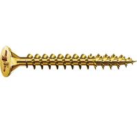 Tornillo avellanado SPAX Yellox rosca completa PZ 2 4x80