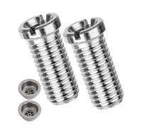 Tornillo banjo para válvula de cesta de colador, M12 x 1,75 x 30 mm, 2 piezas, compatible con juego de desagüe Franke Pamira y Blanco, repuesto para 133.0024.179, 118446, de latón, rosca estándar