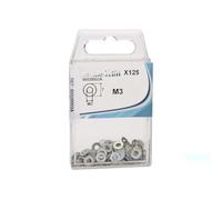 tornillo - blister de 12 uds, tipo din-125, m-10, fabricado en zinc, ideal para uso en ferretería y construcción.