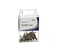 tornillo - blister de 4 uds, tipo din 7505, tamaño m-6x50, fabricados en acero, resistencia, ideal para ensamblajes duraderos.