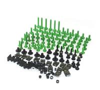 Tornillo Carenado Motocicleta Accesorios Para De Parabrisas Para Z250 Z300 Z400 Z650 Z750 Z800 Pernos piezas motocicleta(Green)