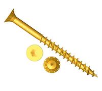 Tornillo compatible con madera ZY de Forgefix de 4,0 x 60 mm, caja 100