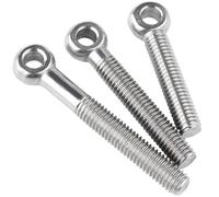 Tornillo Con Argolla M5-0,8 5 mm 304 Tornillos de ojo elevación hombro maquinaria acero inoxidable Pernos Junta tórica Cabeza Eje(M5x20mm-5pcs)