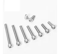 Tornillo con cabeza hexagonal de acero inoxidable M5 304 M5x6 25 30 35 40 45 70 75 80 85 90 Perno de cabeza hexagonal de 100 mm(M5x45 20PCS)