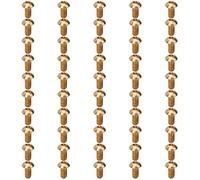 Tornillo con cabeza hexagonal redonda, sujetador de cobre, herramientas de Hardware M5 para suministros industriales (M5*10mm)