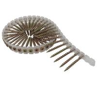 Tornillo con cinta galvanizada, doble rosca 4,2 x 55 Makita 1000 pzs