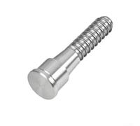 Tornillo cónico para portabrocas de engranaje de 3.75 pulgadas, acero 45#, longitud de 54 mm para aplicaciones de torno de madera, cabeza redonda plana que garantiza una instalación empotrada