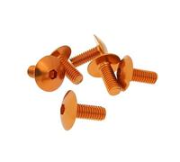 Tornillo de 6 Pieza Verkleidung Naranja - M6 x 15