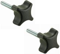 Tornillo de Abrazadera para Cortacésped/Tractor Camilla de Bloqueo de Manija, M6 x 11, Paquete de 2