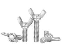 Tornillo de ala, 10 tornillos de mariposa de acero inoxidable 304 M4 M5 M6 M8 M10 M12 (M12 x 85)
