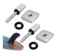 Tornillo de aleta para tabla de surf, elemento de fijación de aletas de surf, tornillo de cabeza de para accesorios , conector de tensión rápida, estabilizador de aletas de remo, sin
