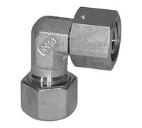 Tornillo de ángulo ajustable, cono de estanqueidad, tuerca M16 x 1,5 I, diámetro exterior del tubo 10 mm, PN máx. 315 bar, acero inoxidable 1.4571