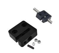 Tornillo de Avance 3D T8, 8mm, Tipo T, Tuerca antirretroceso, Paso de Bloque de 2mm, Plomo de 2mm, 4mm, 8mm, Compatible con Piezas de Impresora 3D CNC(TR8x4 (Lead 4mm))