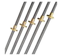 Tornillo de Avance T8 300 mm Guía Lineal Piezas de impresoras 3D Paso helicoidal 2 mm 4 mm 8 mm 10 mm 12 mm Tornillos trapezoidales con Tuerca(Helical Pitch 12mm)