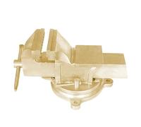 Tornillo de banco cuadrado de 90mm, guía ajustable, ideal para fijar piezas en trabajos de carpintería y metalurgia.