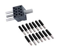 Tornillo de banco de acero inoxidable para fabricación de mini modelos, reparación de joyas y manualidades de relojes, 30 mm de ancho máximo de mandíbula, accesorio de mano compacto con fundas