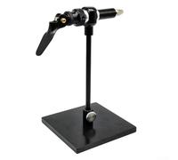 Tornillo de banco de acero para pesca con cabeza de abrazadera giratoria de 360 grados para ganchos 2/0-24#, base de montaje en mesa para superficies planas de hasta 40 mm de grosor, (C)