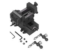 Tornillo de banco de alta precisión de acero fundido resistente con apertura de mandíbula de 75 mm para estación de trabajo de fresadora y taladradora