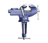 Tornillo de banco de aluminio de 75 mm para joyeros, abrazadera en banco para el hogar, boca plana, tornillo de banco