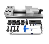 Tornillo de banco de mandíbula plana con cubierta de viruta para proyectos de carpintería y metalurgia de precisión