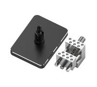 Tornillo de banco de mesa portátil pequeño 2 en 1, herramienta de abrazadera ajustable para modelar pasatiempos, accesorios de tornillo de mesa desmontables, accesorios de mano ajustable para