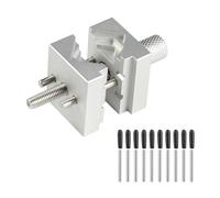 Tornillo de Banco de Precisión Mini con 10 Posiciones, Metal 2.5x2.3cm para Modelismo, Joyería y Electrónica