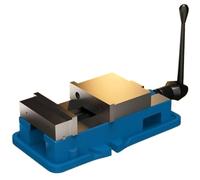 Tornillo de banco de punta plana con bloqueo de ángulo de función, abrazadera de fresado CNC resistente, 4-8 pulgadas, mandíbulas templadas, hierro fundido (modelo estándar de 8 pulgadas con parte