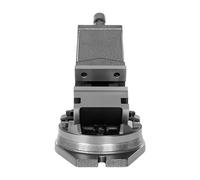 Tornillo de banco de trabajo, banco de mesa y banco de taller para garaje - Base giratoria de 360° y fuerza de sujeción superior a 19 kN - Para rectificadoras, fresadoras y uso en el hogar