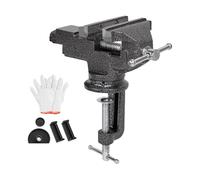 Tornillo de banco de trabajo con rotación de 360 grados, mesa de carpintería de acero fundido, herramienta para el hogar, color negro, multifunción, amoladora, abrazadera pequeña para banco de trabajo
