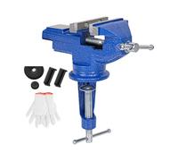 Tornillo de banco de trabajo con rotación de 360 grados, mesa de carpintería de acero fundido, herramienta para el hogar, color negro, multifunción, amoladora, abrazadera pequeña para banco de trabajo
