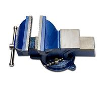 Tornillo de banco de trabajo, plato giratorio, 125 mm, para banco de trabajo, giratorio 360°