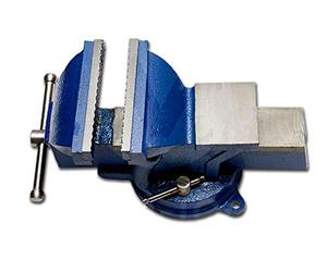 Tornillo de banco de trabajo, plato giratorio, 125 mm, para banco de trabajo, giratorio 360°