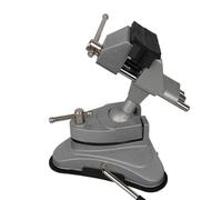 Tornillo de banco de trabajo portátil con inserciones de goma y abrazadera giratoria multiángulo, mordaza de goma, abrazadera de escritorio antideslizante