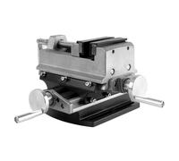 Tornillo de banco deslizante de 3 pulgadas con deslizamiento compuesto Compatible con molino y taladro de prensa deslizante