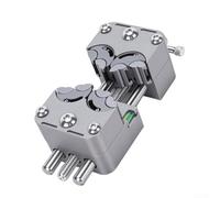 Tornillo de banco en miniatura de acero inoxidable con yunque, tornillo de banco de metal de 159 x 52,5 mm, ajuste fino ajustable de 0,1 mm, para reparación de electrónica y modelos