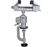 Tornillo de banco giratorio 360°, para carpintería, taladro, sierra, bisutería, placa de perforación de agujero fijo