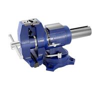 Tornillo de Banco giratorio 360°, Tornillo de Banco de Trabajo Hierro Fundido Tornillode Banco, Prensa Torno Fresadora Abrazadera, Tamaño de apertura 125 mm, 5 pulgadas