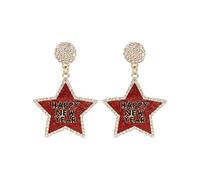 Tornillo de banco Herramientas Piercings Joyas Earrings New Year's Champán Bottle Earrings New Year Jewelry compatible con máquina Decoración Pinzas Kits Joyería, talla única, Zinc alloy, Sin piedra