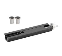 Tornillo de banco integrado para de carpintería, tornillo giratorio manual para fijar orificio de de 20mm, herramienta auxiliar de aluminio, abrazadera rápida