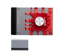 Tornillo de banco ligero con placa de flexión hecha de aleación de aluminio y acero que ofrece durabilidad para un juego de modelado seguro de manualidades