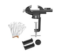 Tornillo De Banco Mesa Giratorio 360 grados, Multifuncional, Universal, For Manualidades, Metalurgia, Aserrado, Carpintería Y Fabricación Joyas Estructura Precisa Uso Versátil