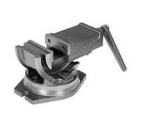 Tornillo de banco para banco de trabajo, tornillo de banco de hierro fundido con función giratoria de 360° y mecanismo de inclinación, fuerza máxima de sujeción de 19 KN, apertura de 80 mm, para