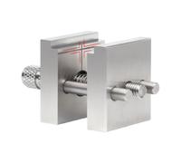 Tornillo de banco para modelismo con estructura de acero inoxidable | Abrazadera de apriete de tornillo, control de agarre plano para retoques, hardware pequeño, mesas de trabajo para el hogar