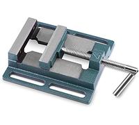 Tornillo de Banco para Taladro de Prensa, Abrazadera de Mesa con Base Giratoria y Bloqueo, 4 Pulgadas (18,49 x 16,59 cm), Herramienta de Fijación para Taller y Mecánica