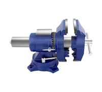 Tornillo de banco profesional grande 5" 125 mm envergadura 360 ° giratorio multifuncional banco de trabajo abrazadera de mesa de hierro dúctil para mecánicos e ingenieros