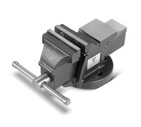 Tornillo de banco STAHLWERK BV-75 ST de fundición gris con 75 mm de anchura de sujeción, tornillo de banco para máquinas | tornillo de banco de trabajo | dispositivo de sujeción