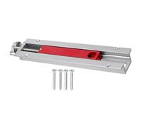 Tornillo de banco trasero de aluminio con volante para lijar | Rangos de viaje de 110 mm, volante, sujeción para tareas de carpintería de madera, mejorando la durabilidad en el taller