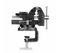 Tornillo de banco universal modelo B para el hogar, acero al carbono, abrazadera ajustable para carpintería, metalurgia, perforación, aserrado